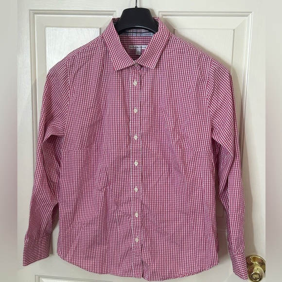 Peter Millar Other - Peter Millar Men’s Large Pink Micro Checkered Button Down Shirt